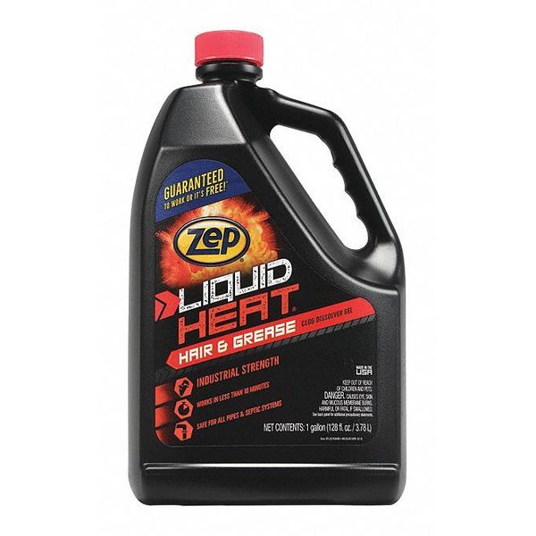 Liquid, Heat Drain Opener, 128oz, PK4
