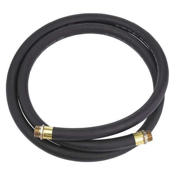 Fuel Hose with fittings,  1" x 10 ft.