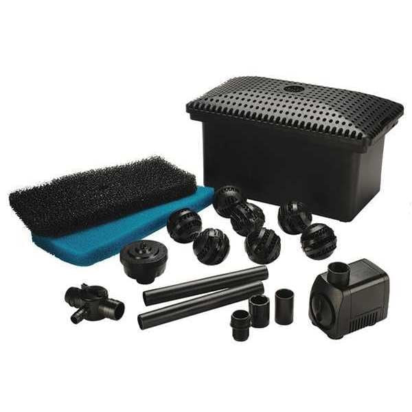 Complete Filter Kit, w/Pump, 500 gal.