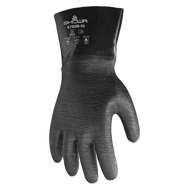 12" Chemical Resistant Gloves,  Neoprene,  10,  1 PR