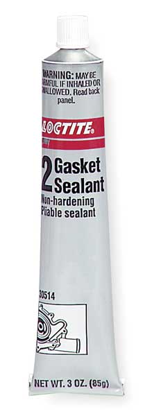 Slow Dry Flexible Cure Gasket Sealant,  3 oz,  Black,  Temp Range -65 to 400 Degrees F