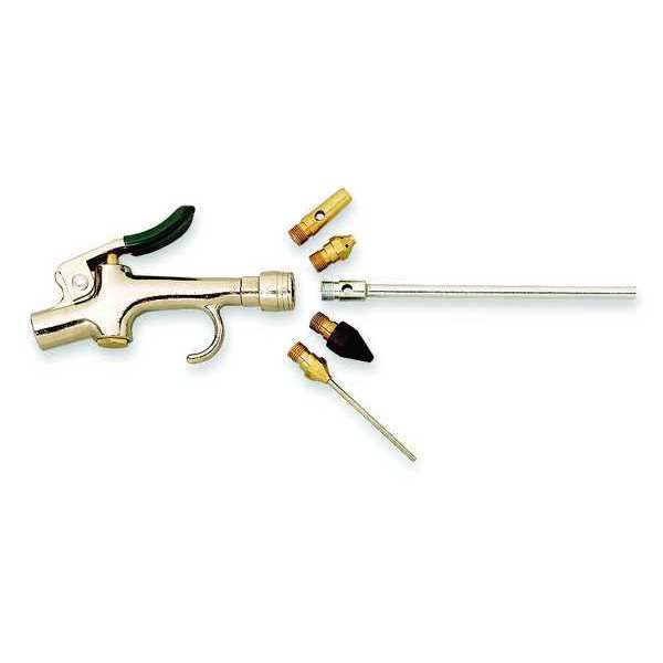 Quick Change Air Gun Kit,  Contains 5 Nozzles and Heavy Duty Air Gun