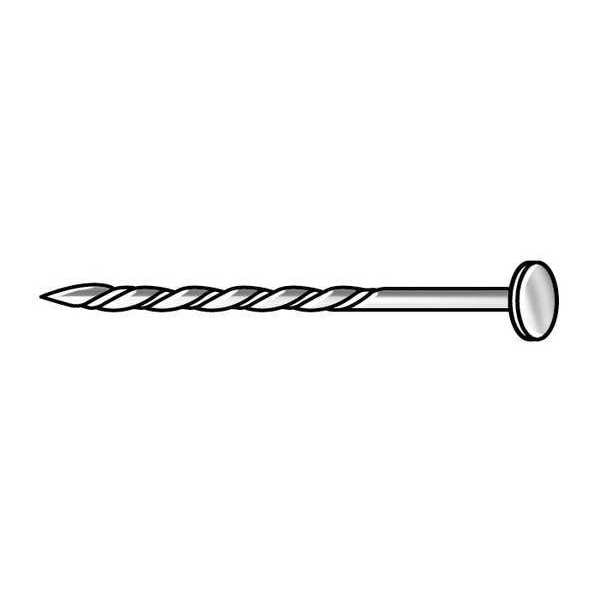 Deck Nail, Flat, Galv, 10d, PK95