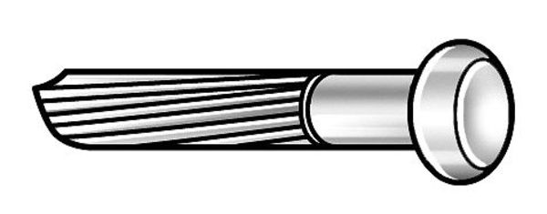 Masonry Nail, Fluted, 3/4 In L, Pk280