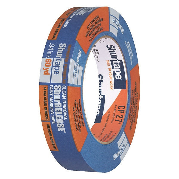 Masking Tape, Blue, 1 in. x 60 yd.