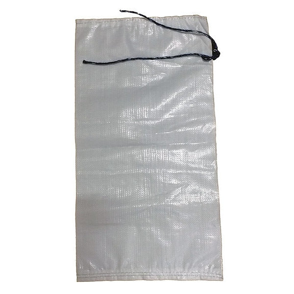 White Sand Bag,  Polypropylene,  Weight Capacity 40 lb,  26 in L,  14 in W,  Pack 100
