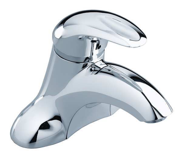 Lever Handle 4" Mount,  3 Hole Bathroom Faucet,  Polished chrome