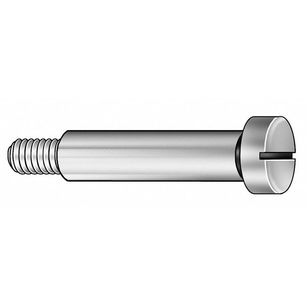 Precision Shoulder Screw,  #8-32 Thr Sz,  3/16 in Thr Lg,  3/8 in Shoulder Lg,  18-8 Stainless Steel