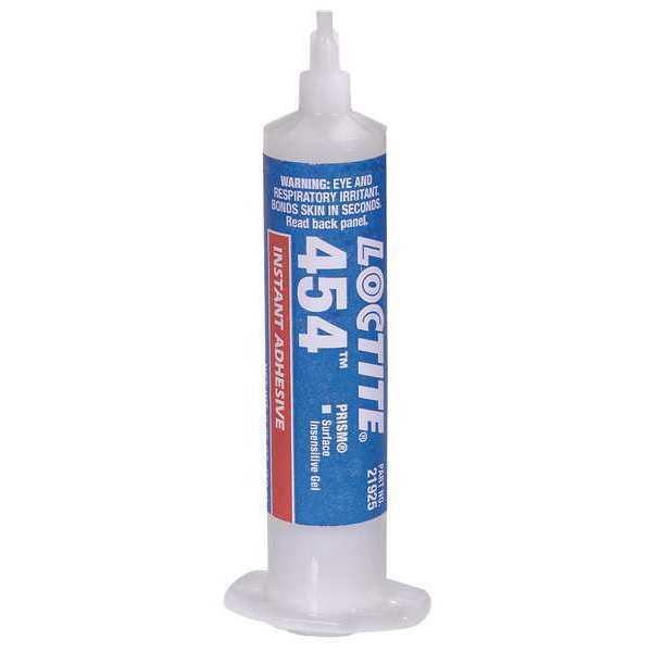 Instant Adhesive,  454 Series,  Clear,  1 oz,  Syringe