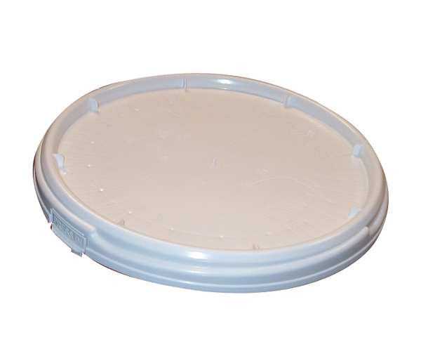 Lid,  HDPE,  Wht,  3-6 Gal,  UN,  No Gasket