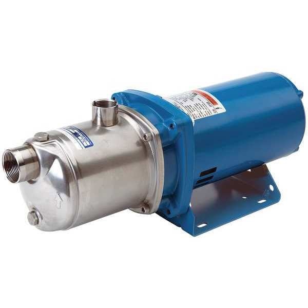 Booster Pump, 1 1/2 hp, 208 to 240/480V AC, 3 Phase, 1-1/4 in NPT Inlet Size, 4 Stage