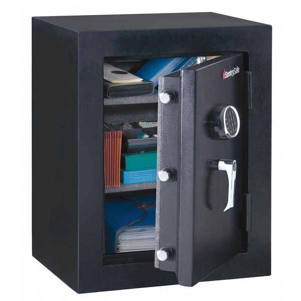 Fire Rated Security Safe,  3.4 cu ft,  163 lb,  1/2 hr. Fire Rating