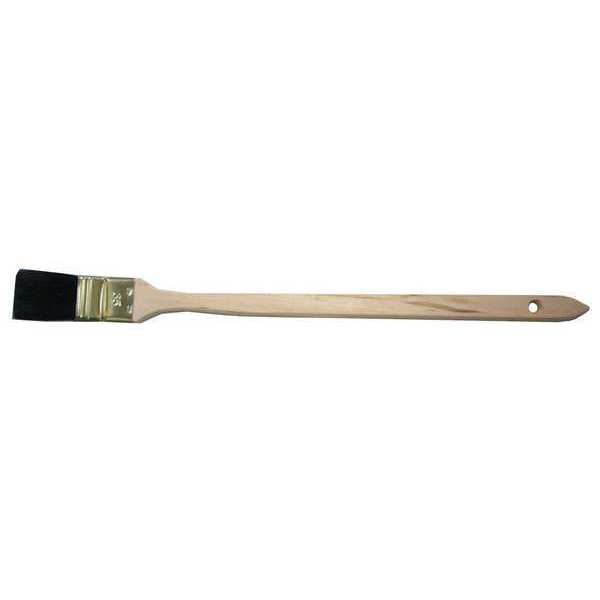 2" Bent Radiator Paint Brush,  Synthetic Bristle,  Wood Handle