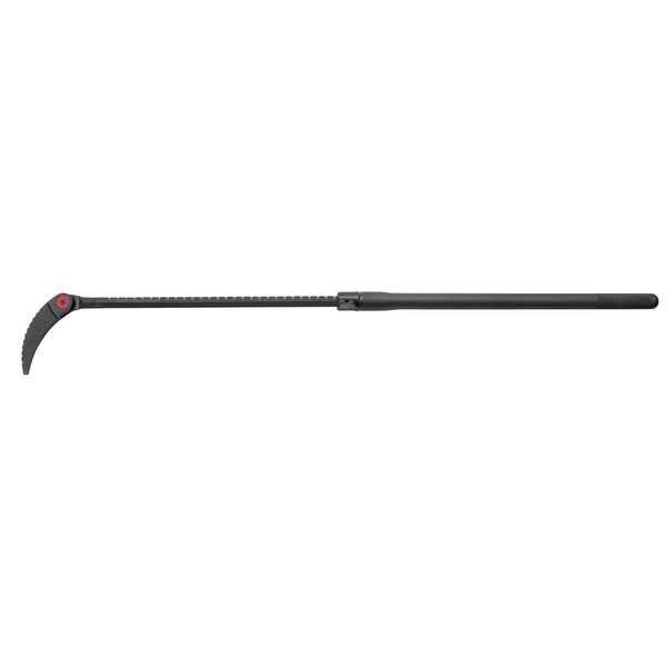 Extendable Indexable Pry Bar,  Wedge End,  48 in Overall Length,  7/8 in Bar Width,  6 in End Width