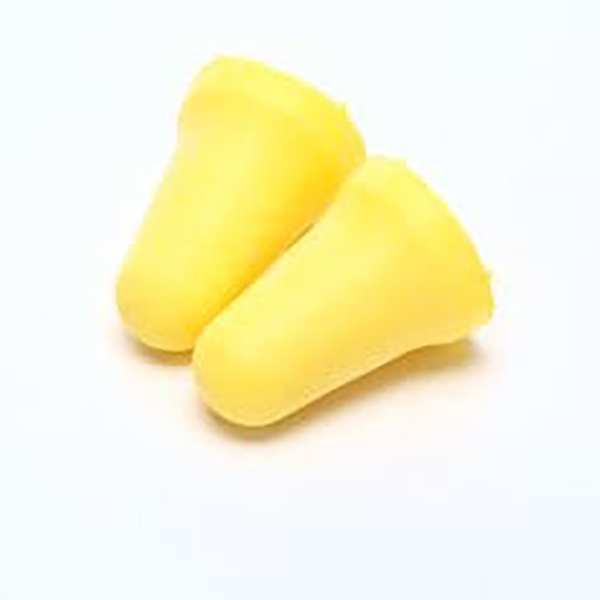 Disposable Uncorded Ear Plugs,  Bell Shape,  28 dB,  200 Pairs,  Yellow