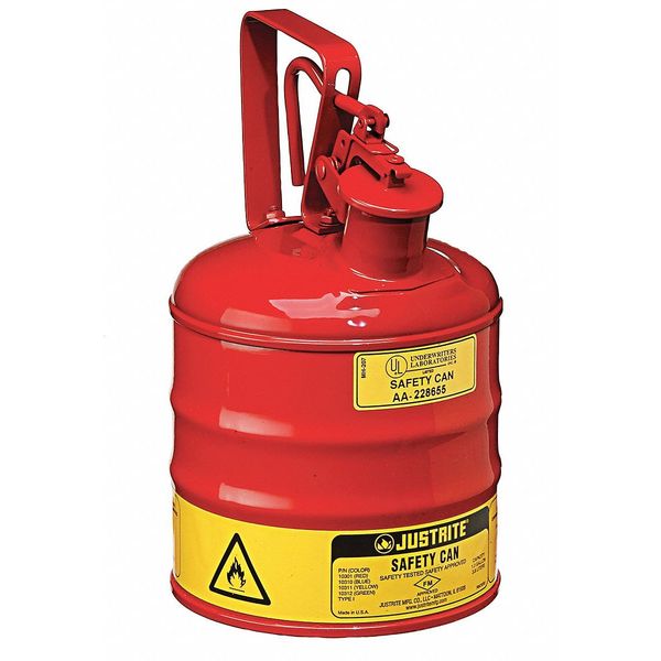 1 gal. Red Steel Type I Safety Can for Flammables