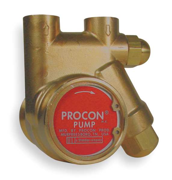 Pump,  Rotary Vane,  Brass,  Max. Flow (GPH): 112