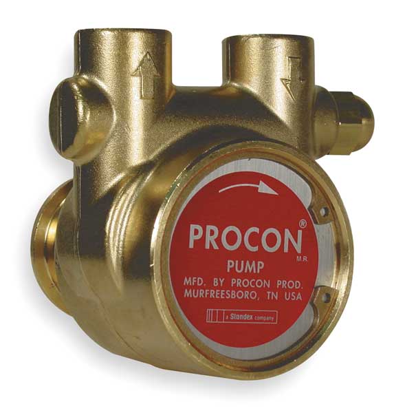 Pump,  Rotary Vane,  Brass,  HP @ 250 PSI: 3/4 hp