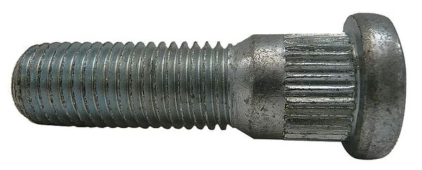 Wheel Bolt, Zinc, 1/2-20x1 3/4 In L, PK25