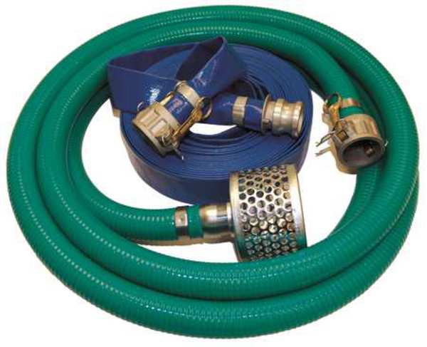 Pump Hose Kit, Quick Coupling, 3 In ID
