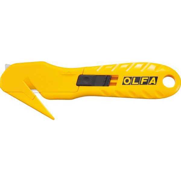 6-9/32 in L. Hook-Style Safety Cutter,  Fixed Blade,  Safety Recessed