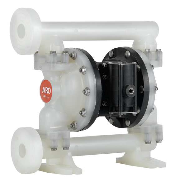 Double Diaphragm Pump,  Polypropylene,  Air Operated,  PTFE,  53 GPM