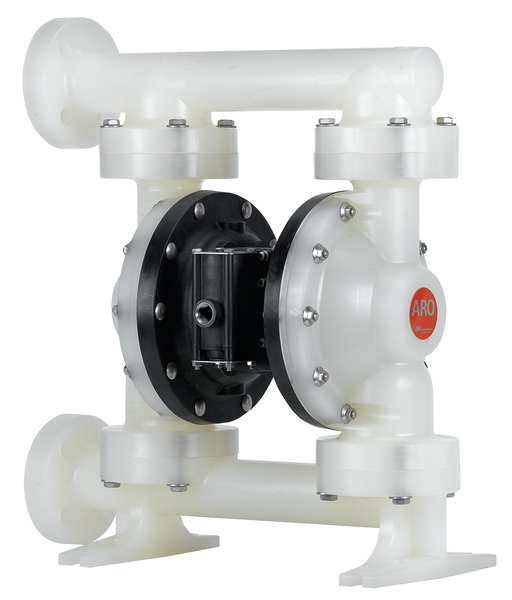 Double Diaphragm Pump,  Polypropylene,  Air Operated,  PTFE,  123 GPM