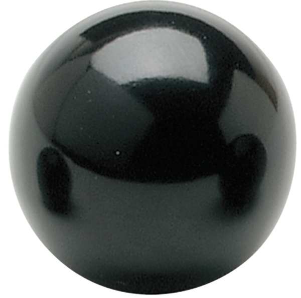 Deluxe Ball Knob,  3/8-24 Thread Size,  0.50" Type,  GP Phenolic
