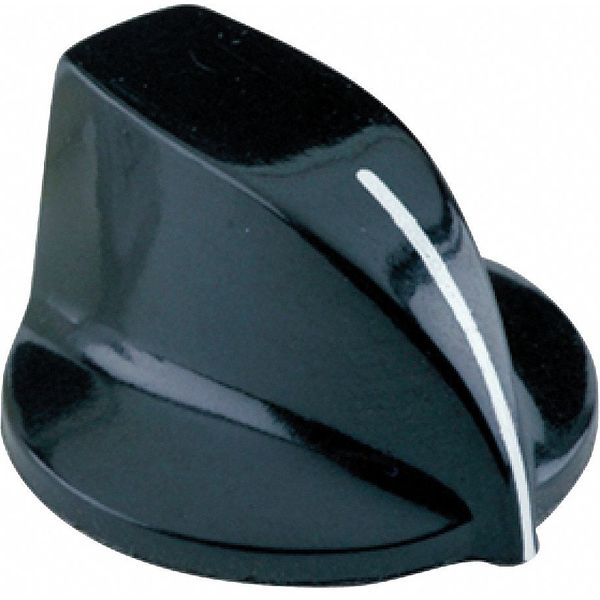 Pointed Control Knob,  1/4" Thread Size,  0.62"L,  GP Phenolic