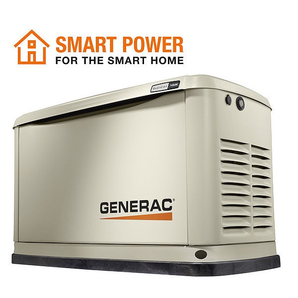 Generac Standby Generator,  Liquid Propane/Natural Gas,  Single Phase,  120V AC/240V AC