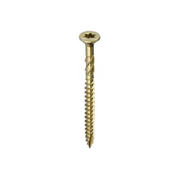 Deck Screw,  #9 x 3-1/8 in,  Climatek Flat Head Torx Drive,  425 PK