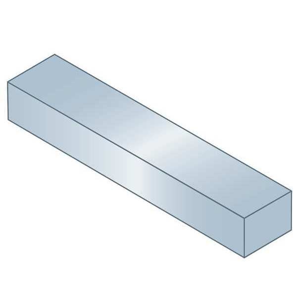 Oversized Key Stock,  305 mm L,  8 mm W,  7 mm H,  Carbon Steel