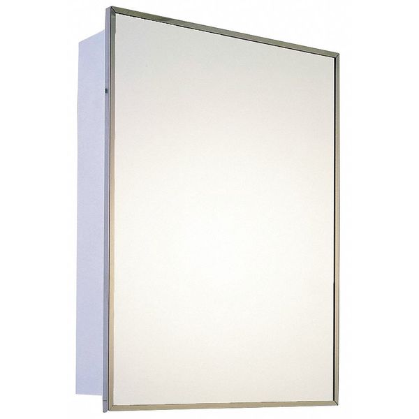 18" x 30" Deluxe Recessed Mounted SS Framed Medicine Cabinet