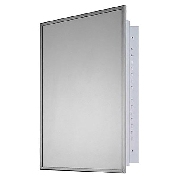 14" x 20" Deluxe Recessed Mounted SS Framed Medicine Cabinet