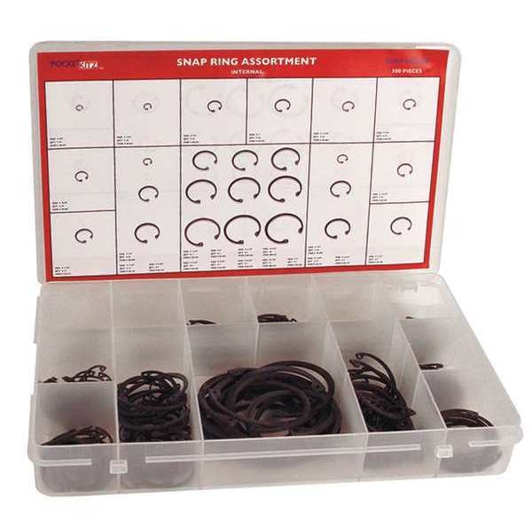 Internal Retaining Ring Assortment,  25 Sizes