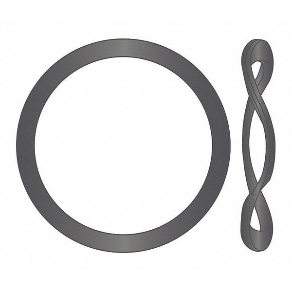 Wave Washer,  Steel,  Plain Finish