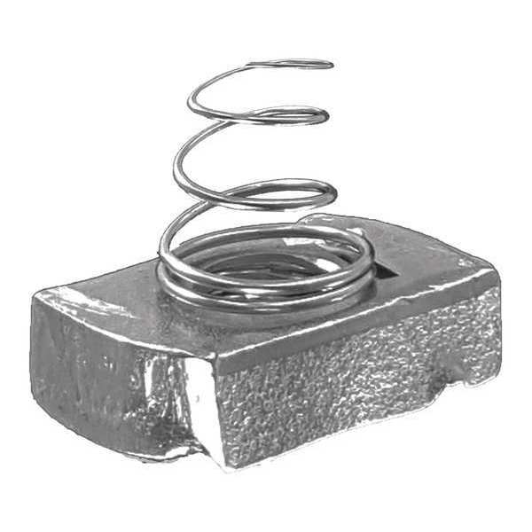 Spring Nut,  1/4"-20,  316 Stainless Steel,  25 PK