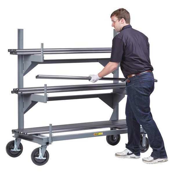 Mobile Cantilever Rack, 24x48", 4000 lb.