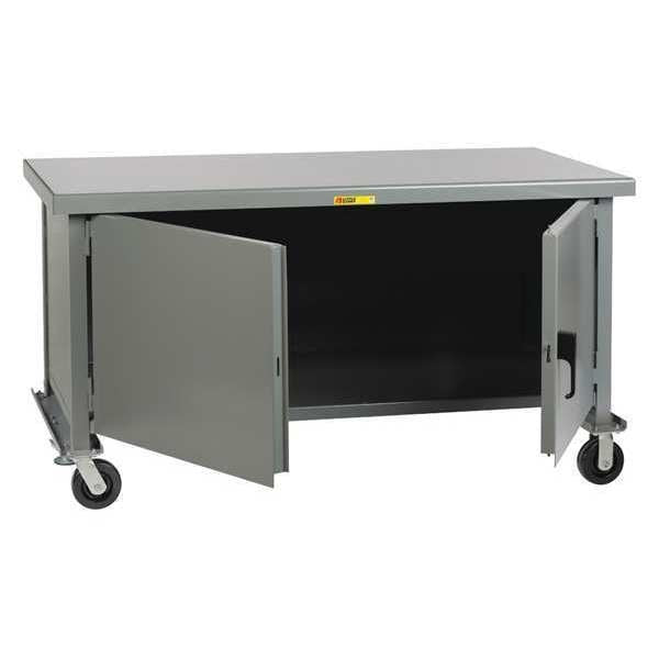 Mobile Cabinet Workbench, 3600 lb., 30x60"