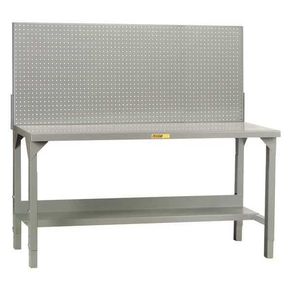 Work Benches with Pegboard,  72" W,  27" to 41" Height,  4000 lb.