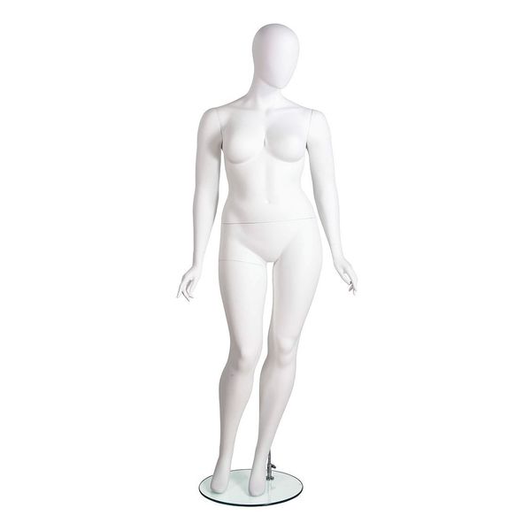 Mondo Mannequins Amber Plus Size Mannequin,  Oval Head