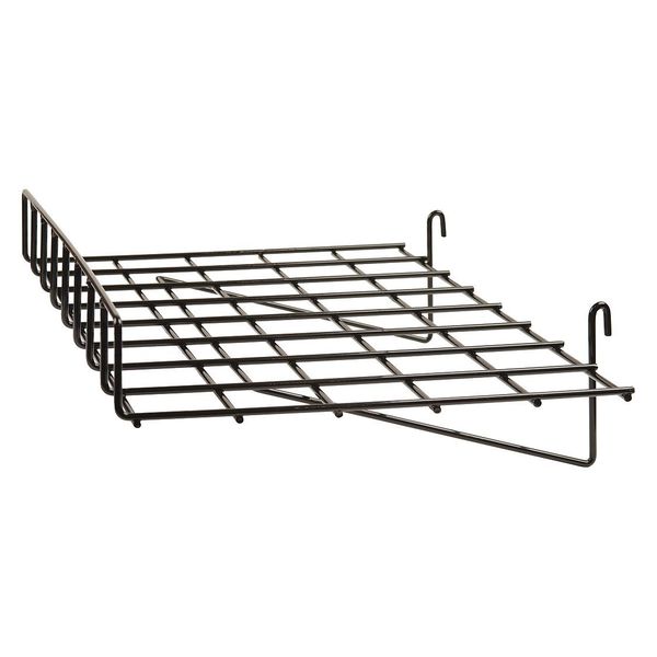 Grid Shelf 24" x 15",  Black,  4PK
