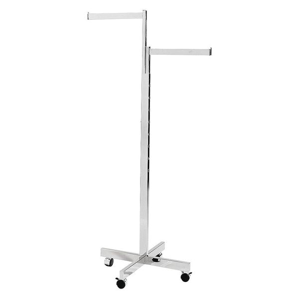 Rack with Casters,  2-Way,  Chrome