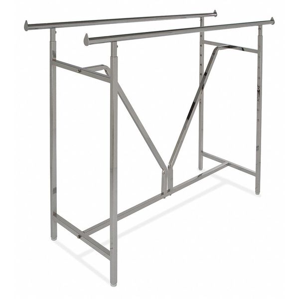 Heavy Duty Double Bar Rack, w/V-Brace