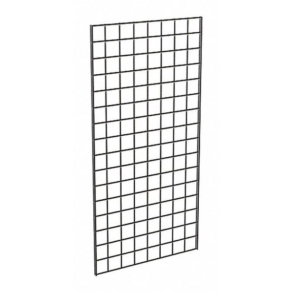 Wire Grid Panel 2 ft. x 4 ft.,  Black,  3PK