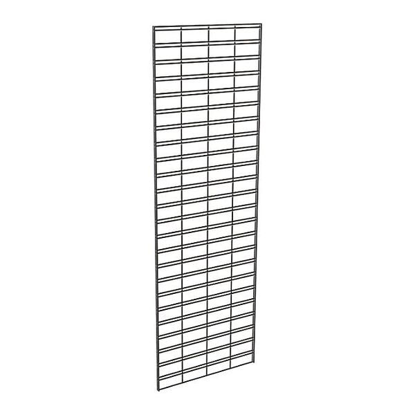 Wire Slatgrid Panel 2ft. x 6ft.,  Black,  3PK