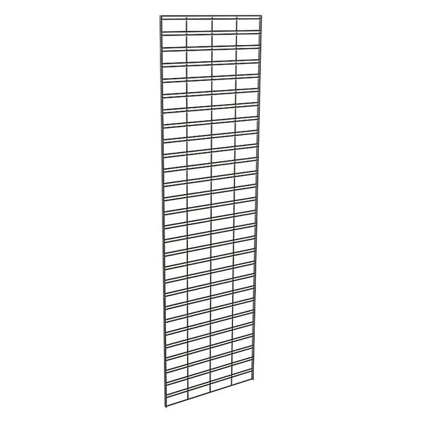 Wire Slatgrid Panel 2ft. x 7ft.,  Black,  3PK