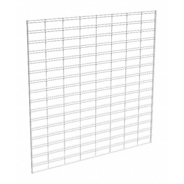 Wire Slatgrid Panel 4ft. x 4ft.,  White,  3PK