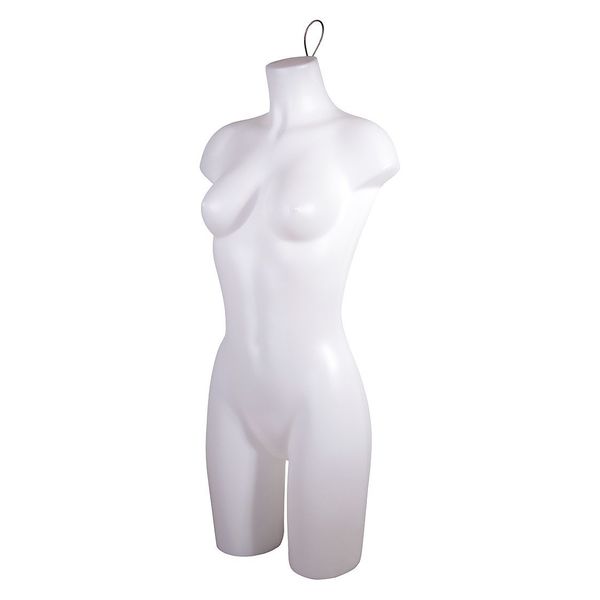 Mondo Mannequins Female Torso Form, No Arms, WireLoop