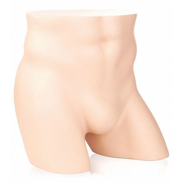 Mondo Mannequins Male Full Round Butt Hip Form,  Fleshtone